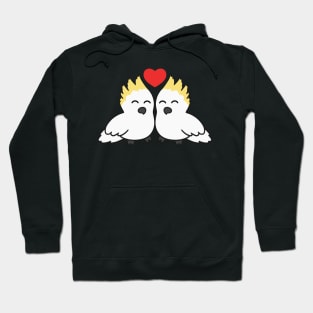 White Cockatoo Love Hoodie